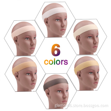 Wholesale Six Colors Comfort Elastic Non Slip Sweat-proof Seamless Wig Band Grip Band, Silicone Wig Grip